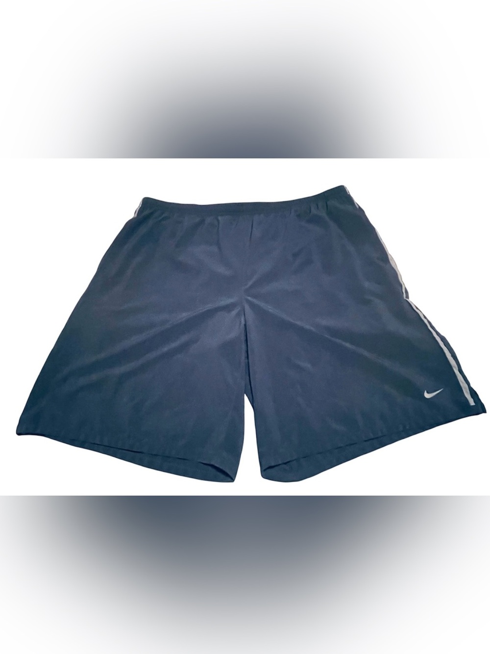 Nike Athletic Running Shorts Workout Training Performance Silver Side Stripe L